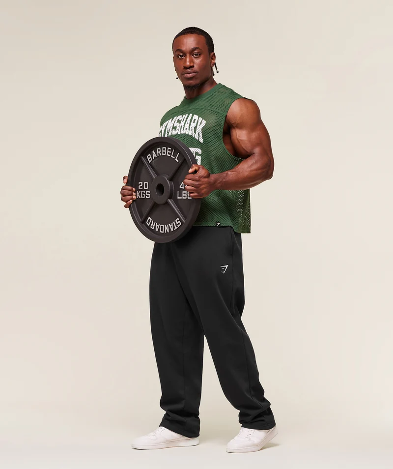 Gymshark Mesh Oversized Tank - Classic Green