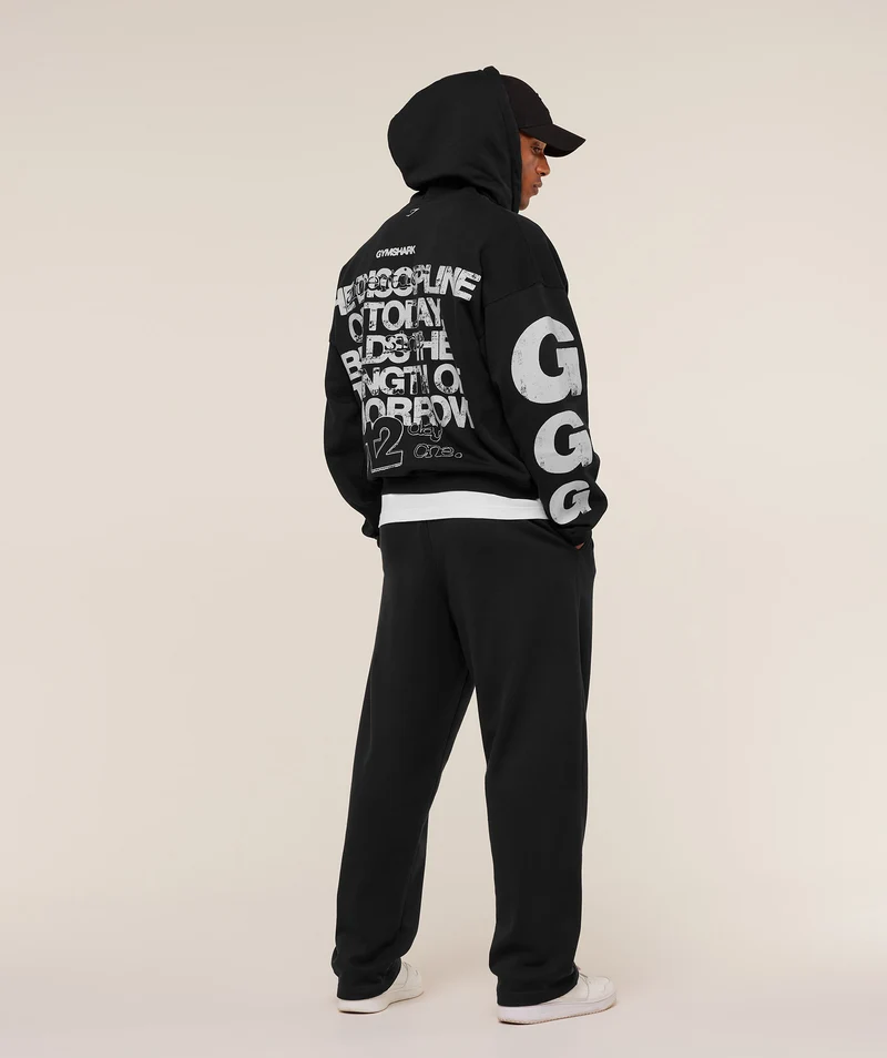 Gymshark Strength Of Tomorrow Zip Up Hoodie - Black