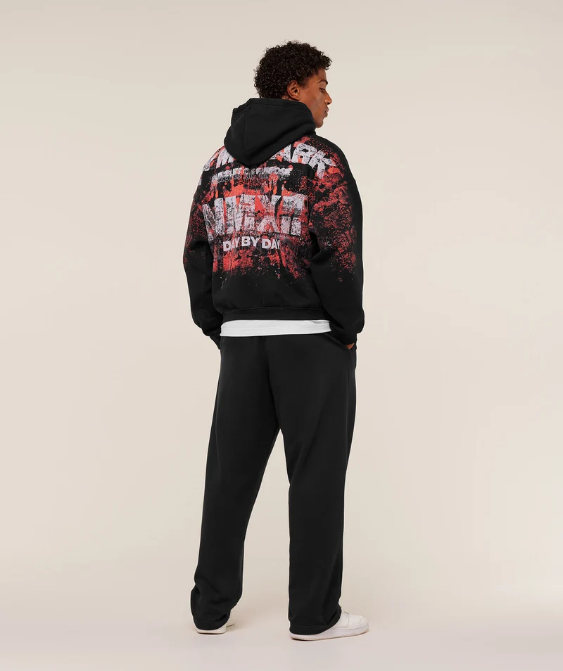 Gymshark Numerals Hoodie - Black