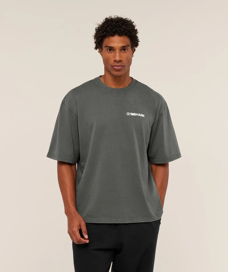 Gymshark Forever Striving T-Shirt - Slate Teal