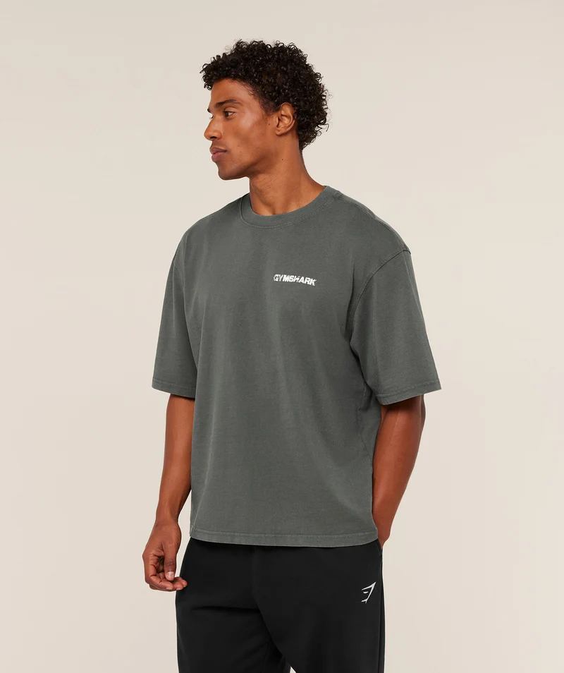 Gymshark Forever Striving T-Shirt - Slate Teal