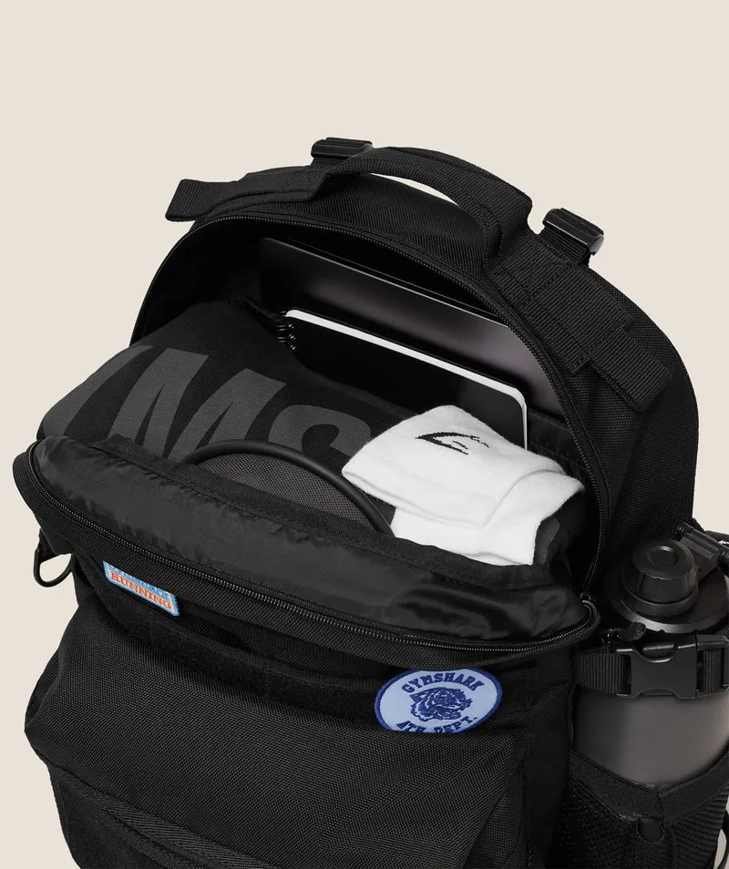Gymshark Tactical Slouch Backpack - Black