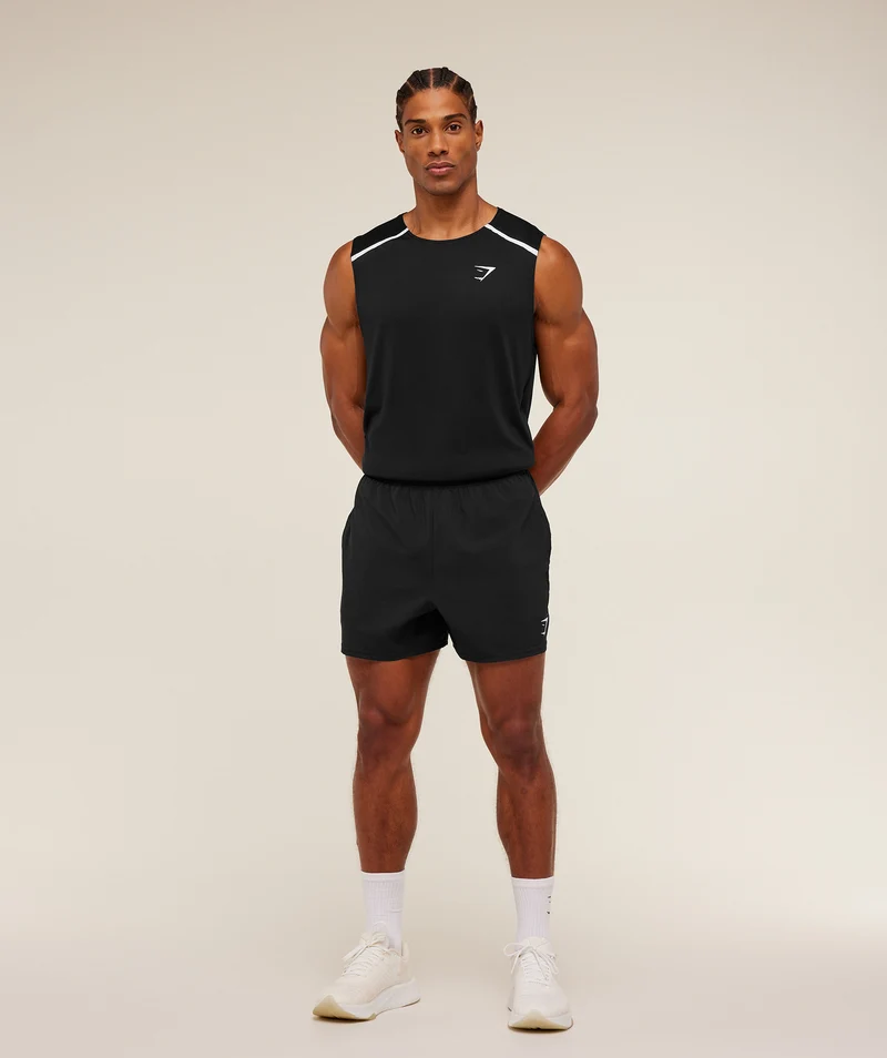 Gymshark Arrival Contrast Tank - Black