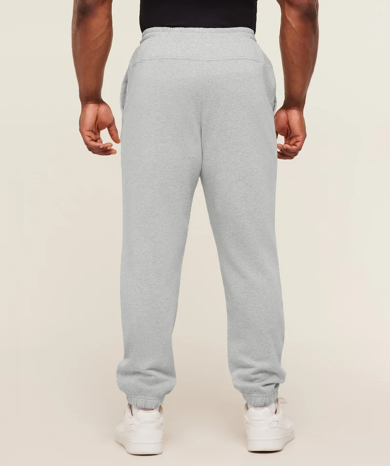 Gymshark Global Lifting Graphic Pants - Light Grey Core Marl