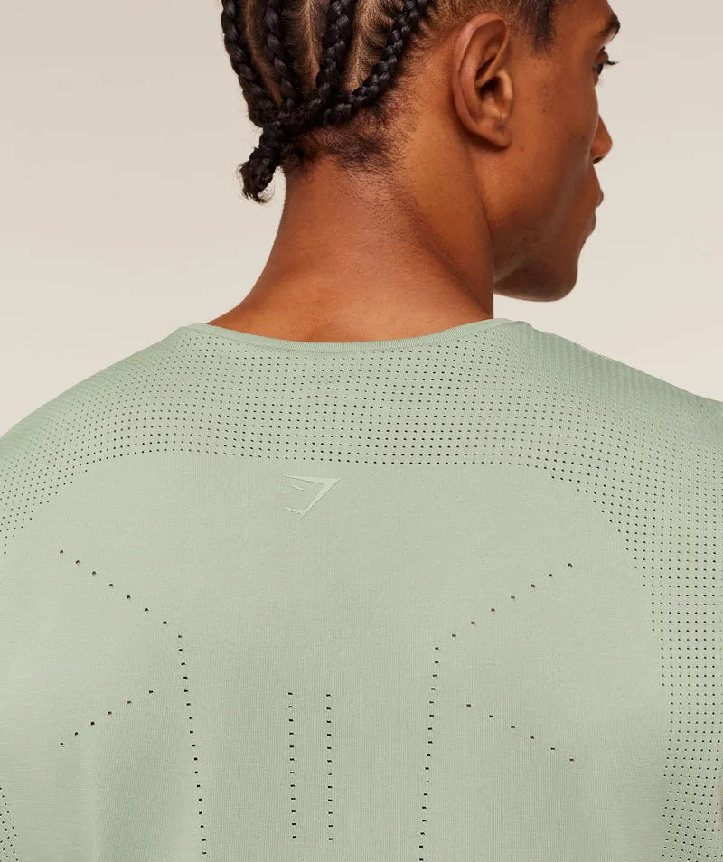 Gymshark Distance Seamless Tank - Haze Green