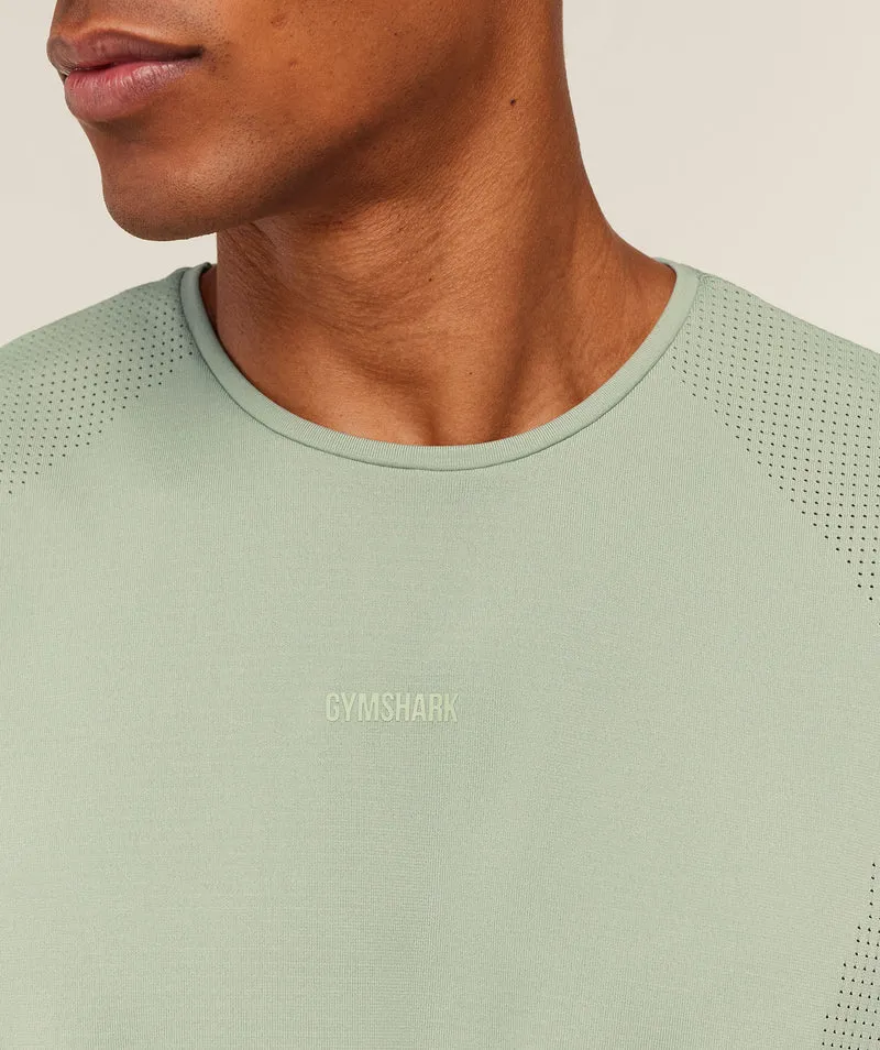 Gymshark Distance Seamless Tank - Haze Green