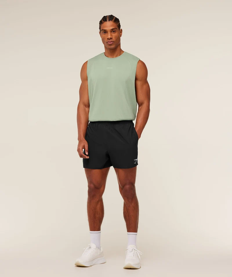 Gymshark Distance Seamless Tank - Haze Green