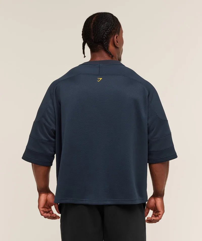 Gymshark American Football Jersey - Heavy Blue