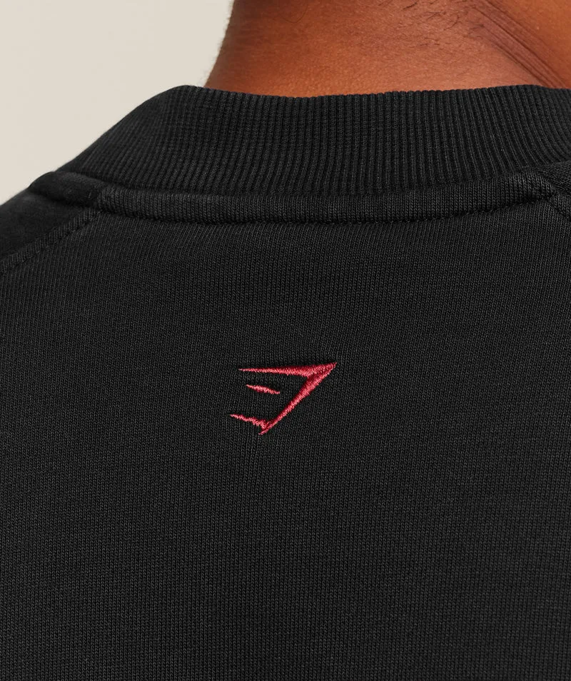 Gymshark Premium Heavyweight Crew - Black