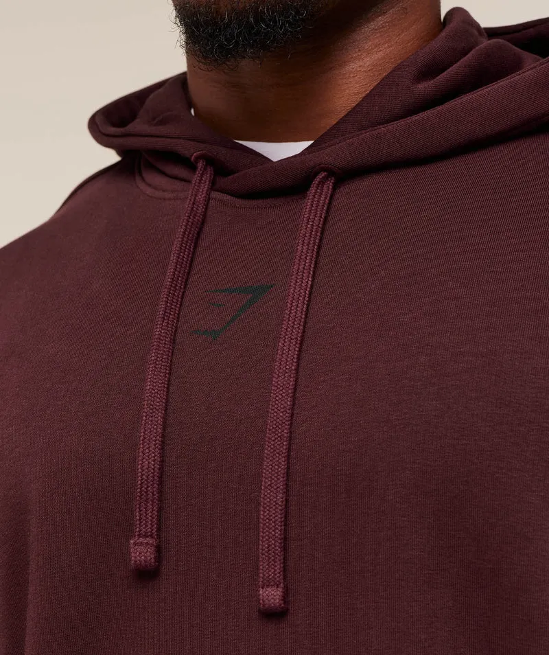Gymshark Power Oversized Hoodie - Rich Maroon