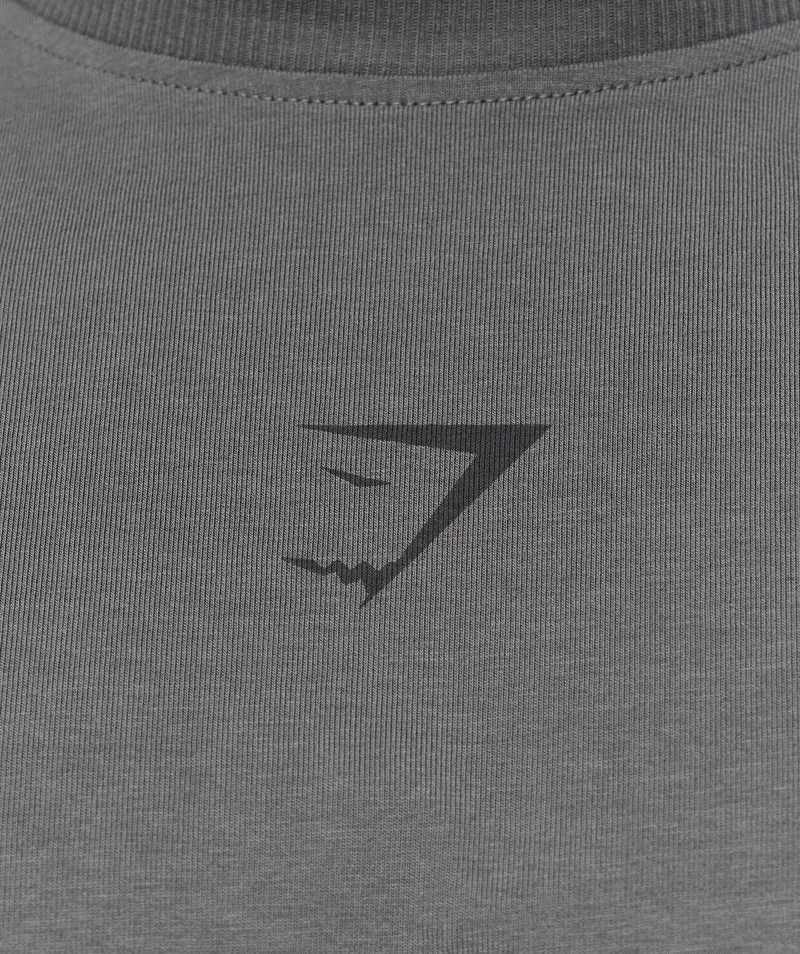 Gymshark Power Cut Off Tank - Dark Grey