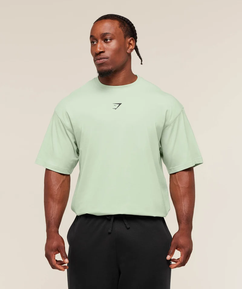 Gymshark Power T-Shirt - Clay Green