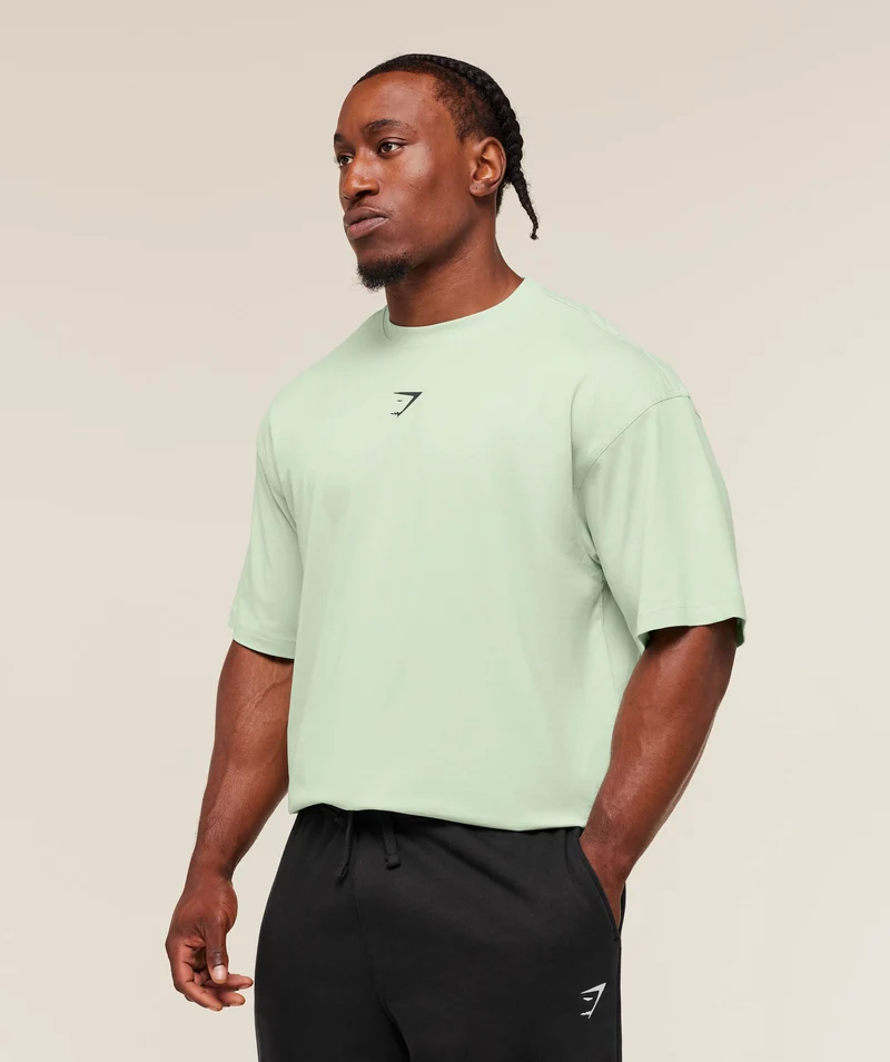 Gymshark Power T-Shirt - Clay Green