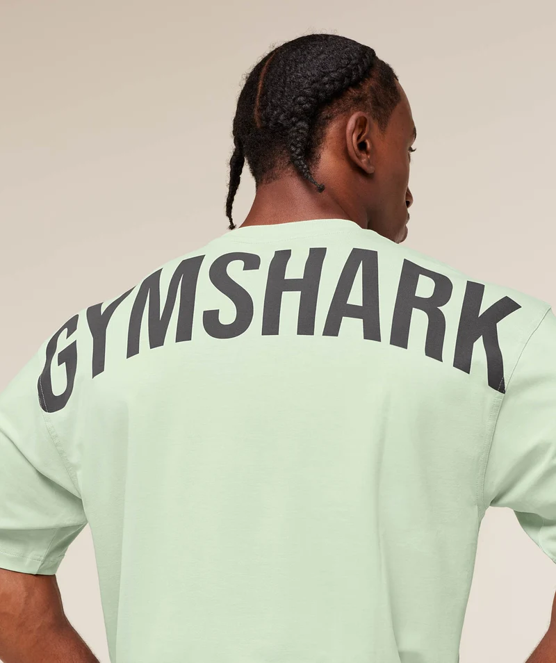 Gymshark Power T-Shirt - Clay Green