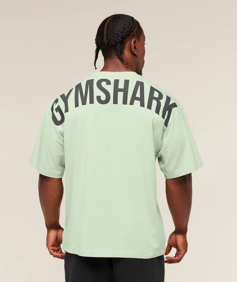 Gymshark Power T-Shirt - Clay Green