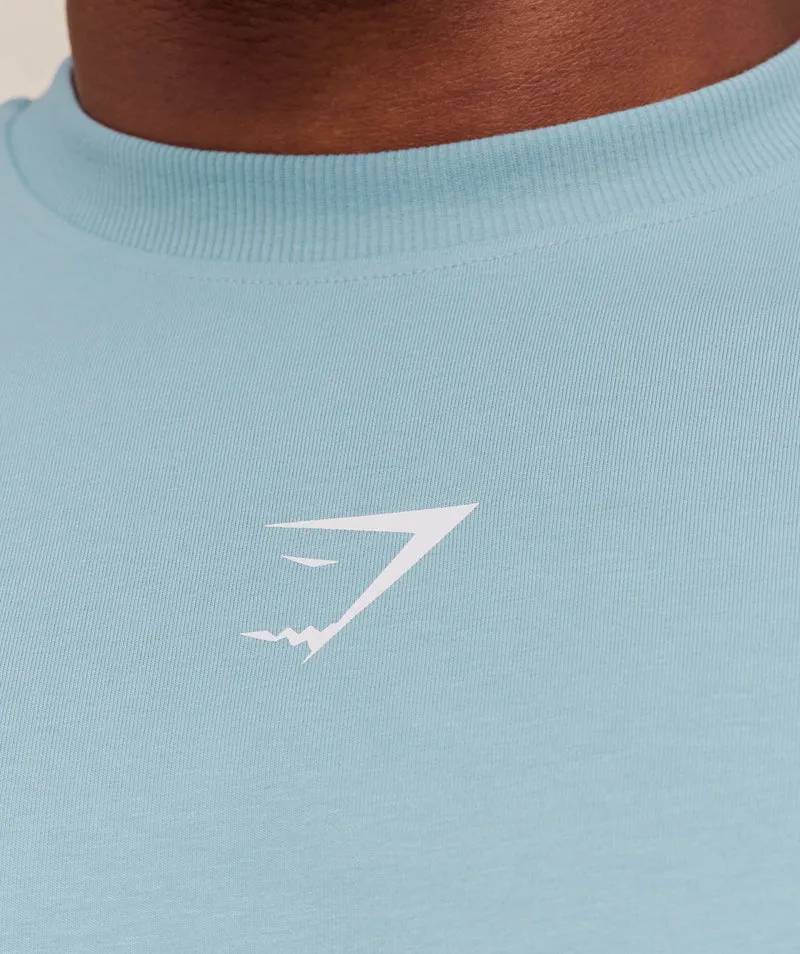 Gymshark Power T-Shirt - Bench Blue