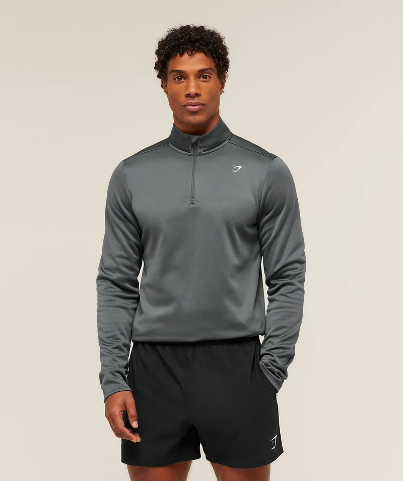 Gymshark Training 1/4 Zip - Graphite Grey