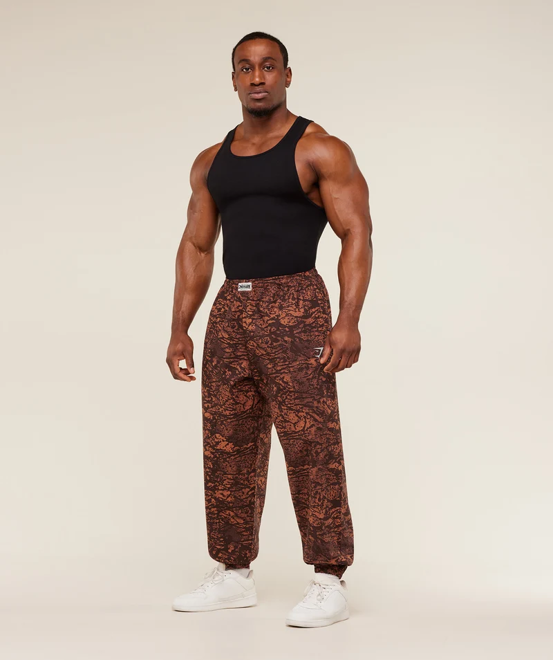 Gymshark Pumper Pants - Terracotta Orange
