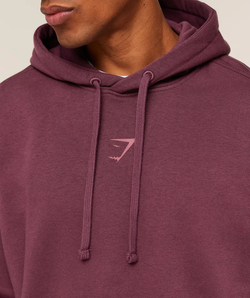 Gymshark Power Oversized Hoodie - Impact Burgundy
