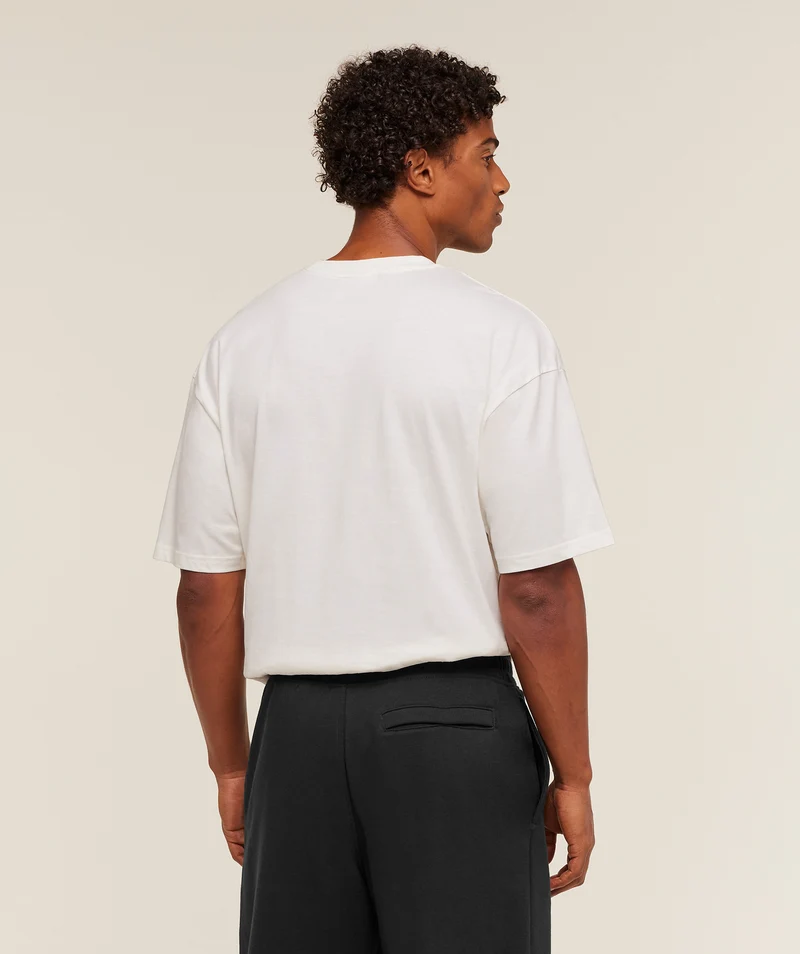 Gymshark Athletic Division Graphic T-Shirt - Soft White