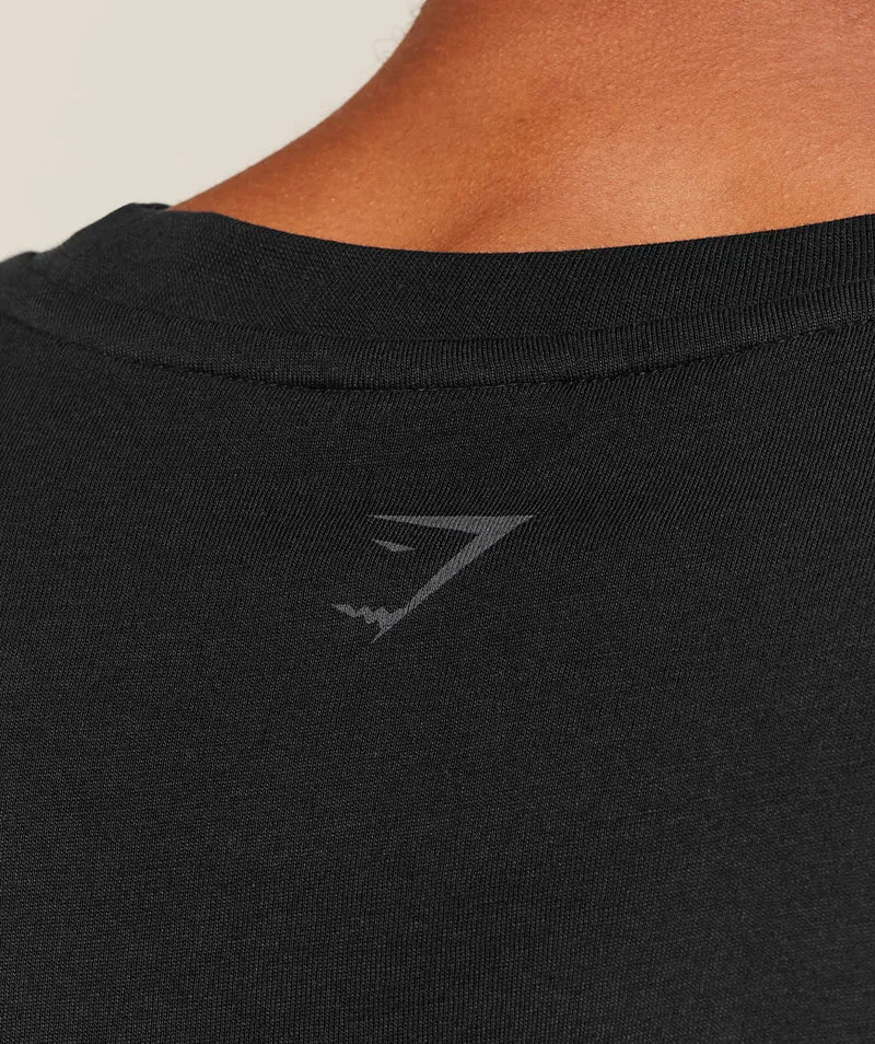 Gymshark Athletic Division Graphic T-Shirt - Black