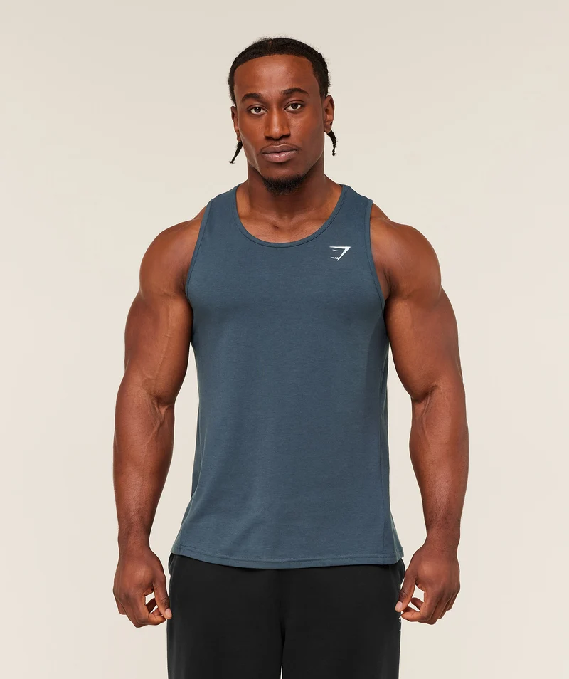 Gymshark Critical Tank - Stealth Blue