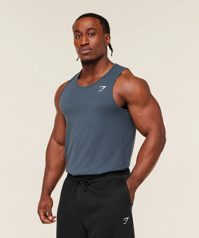 Gymshark Critical Tank - Stealth Blue