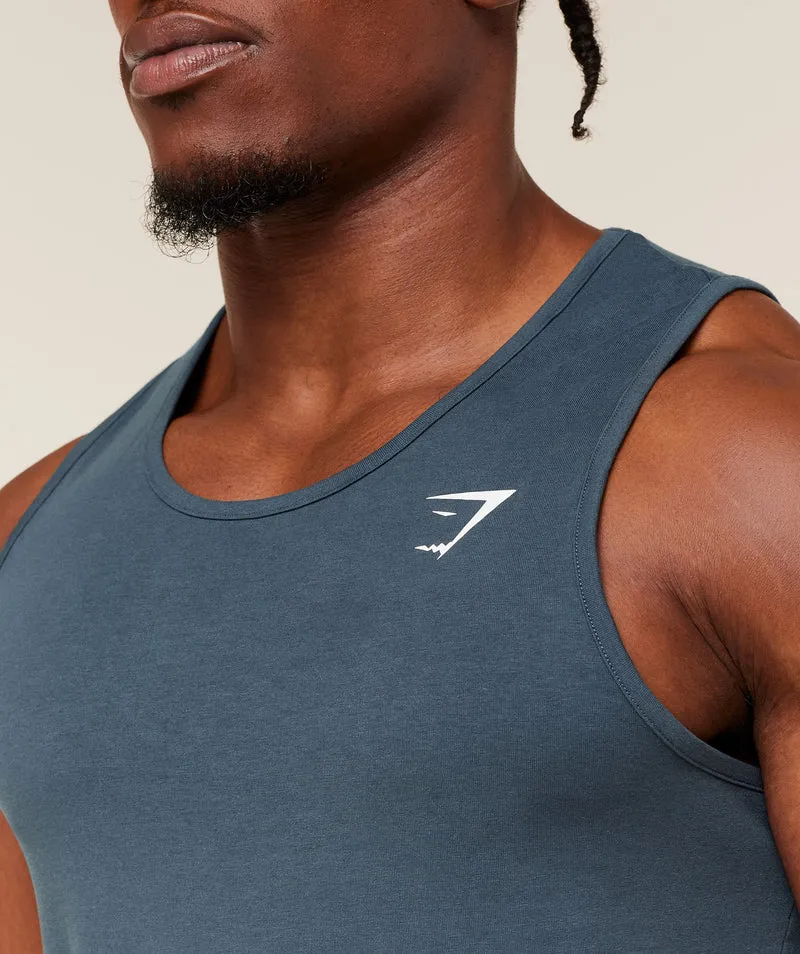 Gymshark Critical Tank - Stealth Blue