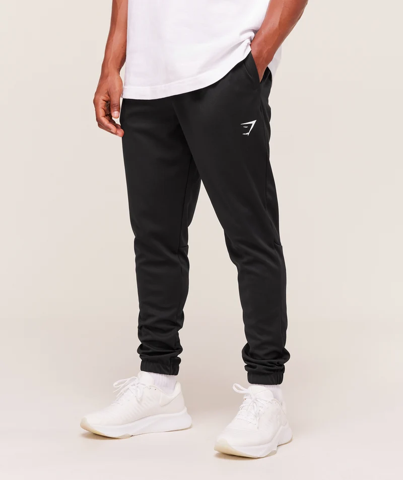 Gymshark Arrival Knit Block Joggers - Black
