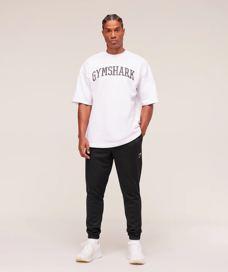 Gymshark Arrival Knit Block Joggers - Black