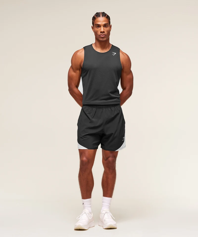 Gymshark Arrival Block 6" Shorts - Black