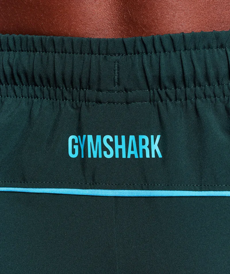 Gymshark Arrival Block 6" Shorts - Deep Petrol Blue
