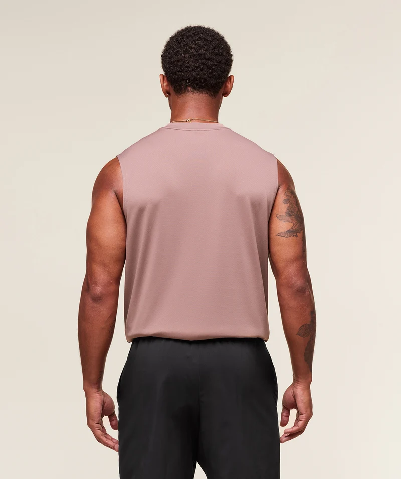 Gymshark Oversized Performance Tank - Chestnut Pink