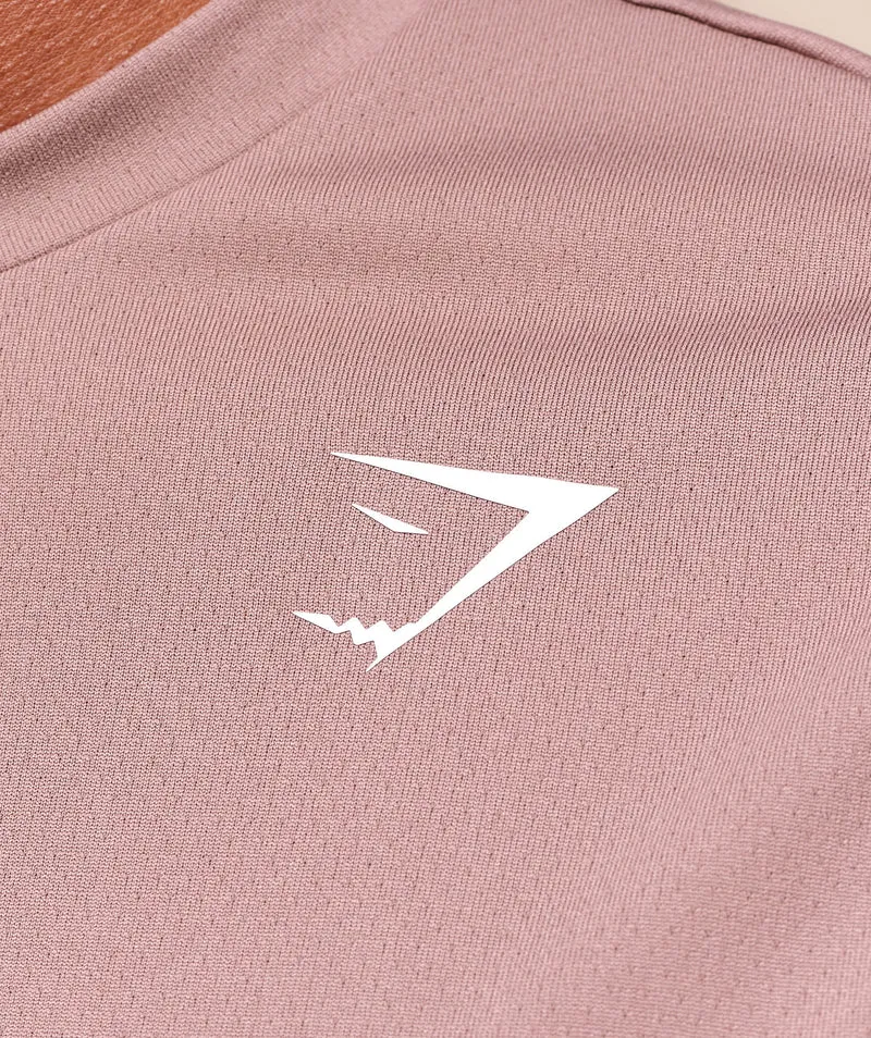 Gymshark Oversized Performance Tank - Chestnut Pink