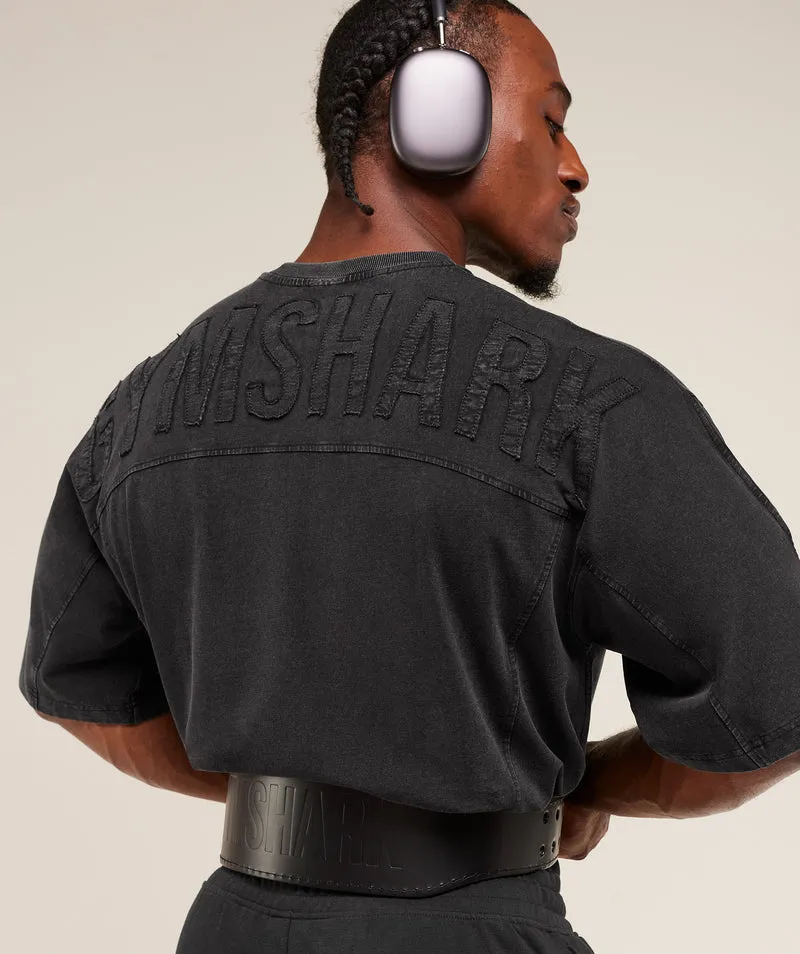Gymshark Power Washed T-Shirt - Black
