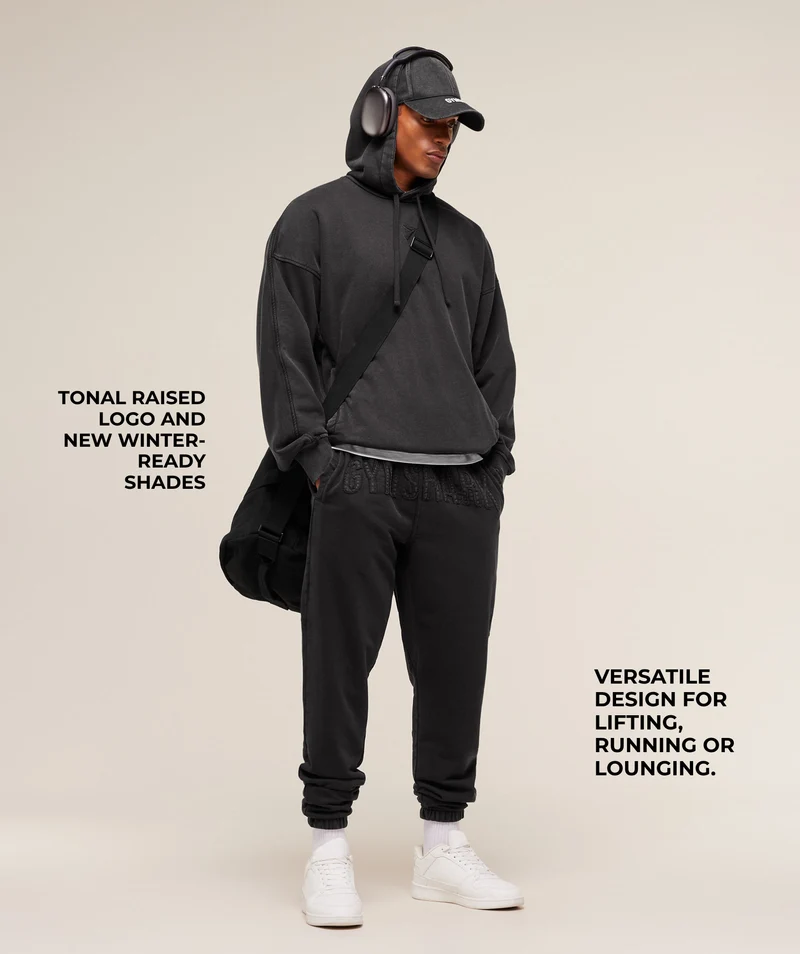 Gymshark Power Washed Joggers - Black