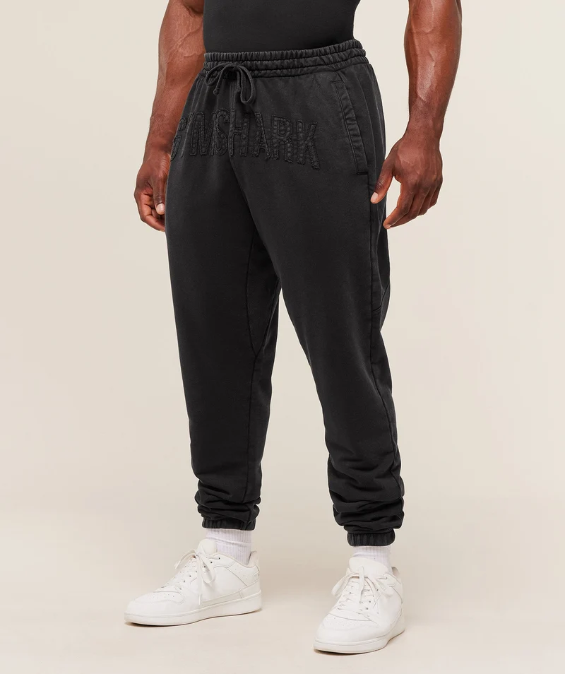 Gymshark Power Washed Joggers - Black