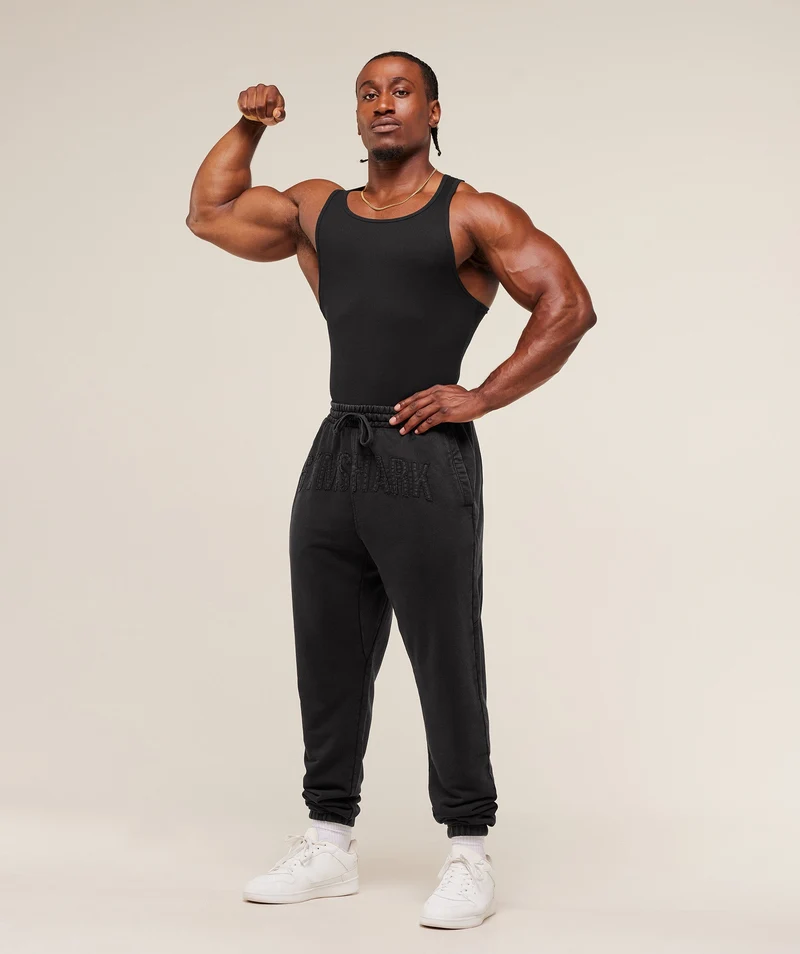 Gymshark Power Washed Joggers - Black