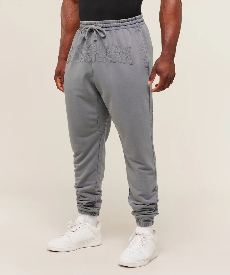 Gymshark Power Washed Joggers - Medium Grey