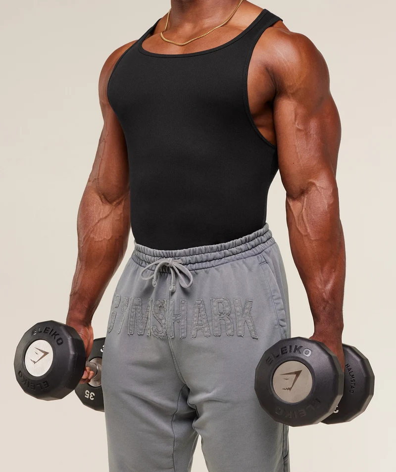 Gymshark Power Washed Joggers - Medium Grey