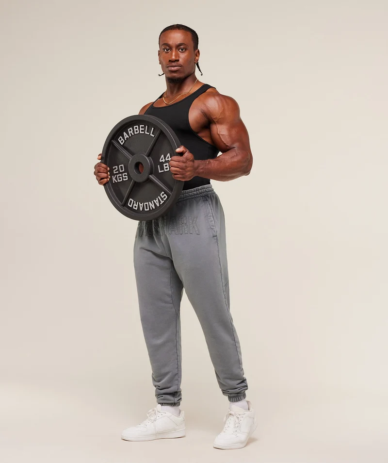 Gymshark Power Washed Joggers - Medium Grey