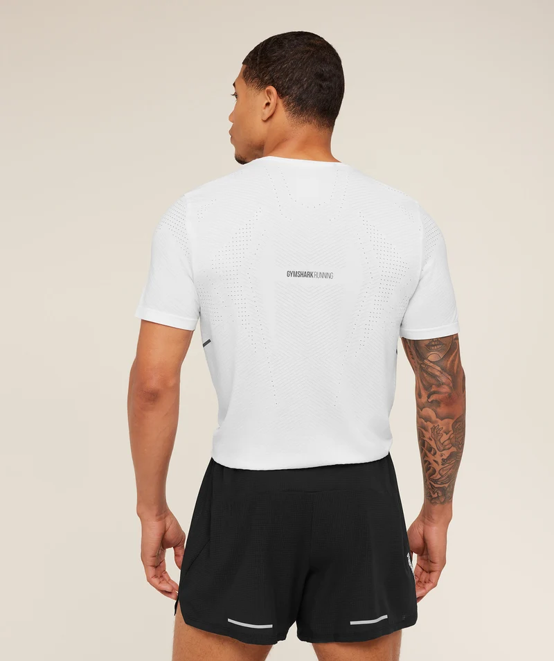 Gymshark Seamless Running T-Shirt - White