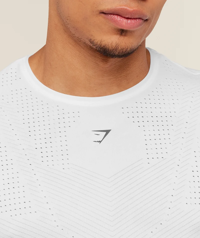 Gymshark Seamless Running T-Shirt - White