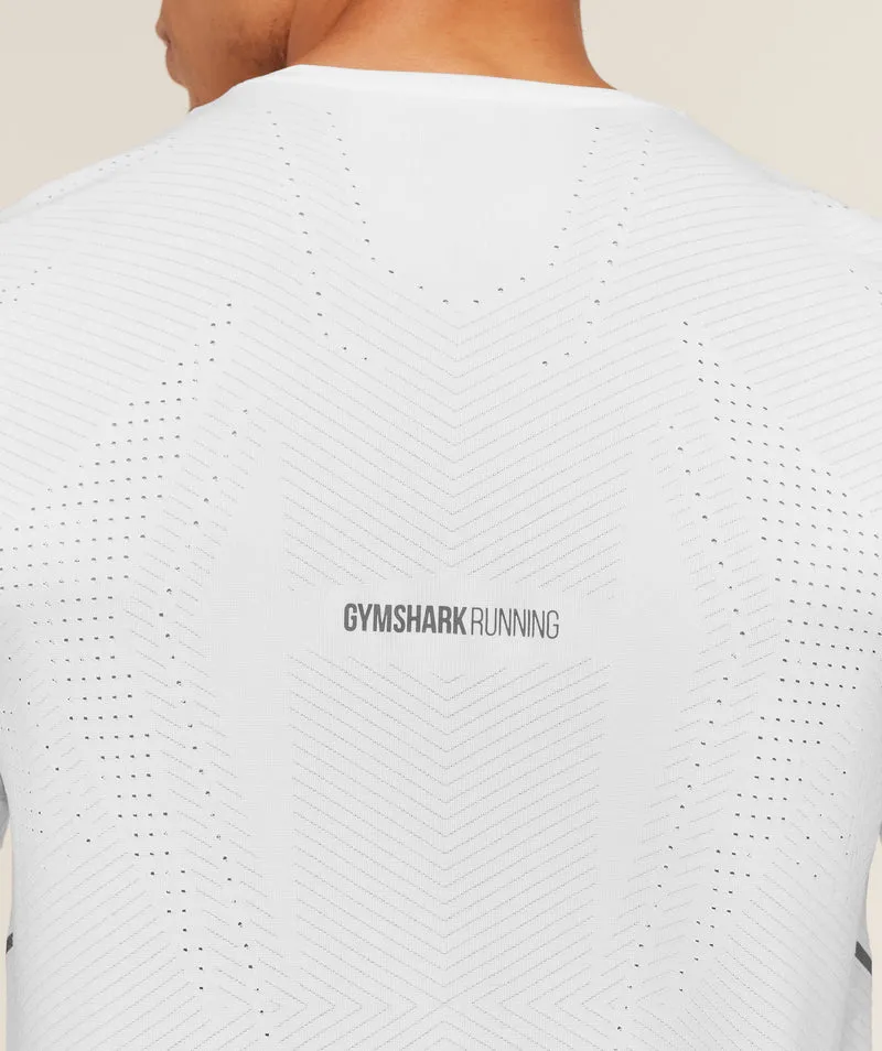 Gymshark Seamless Running T-Shirt - White