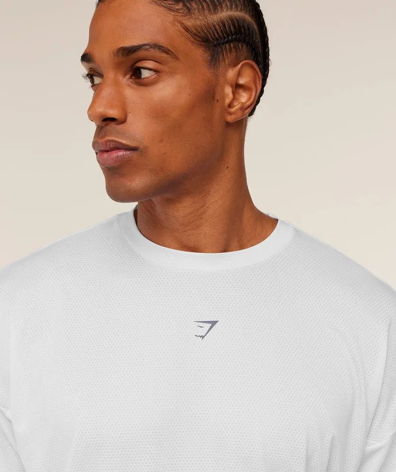Gymshark Running Graphic T-Shirt - White