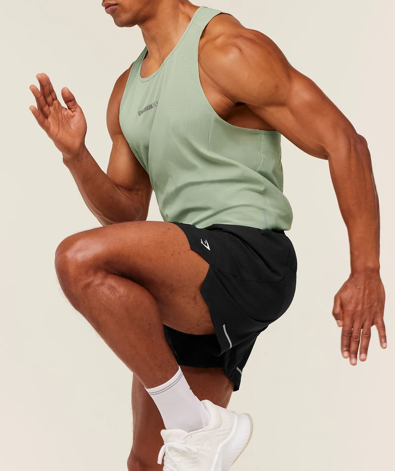 Gymshark Running Tank - Haze Green