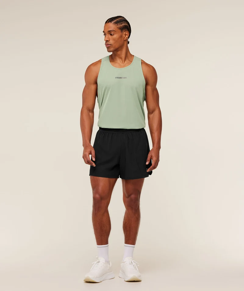 Gymshark Running Tank - Haze Green