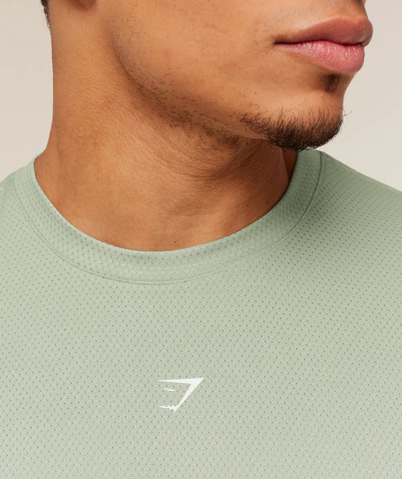 Gymshark Running T-Shirt - Haze Green