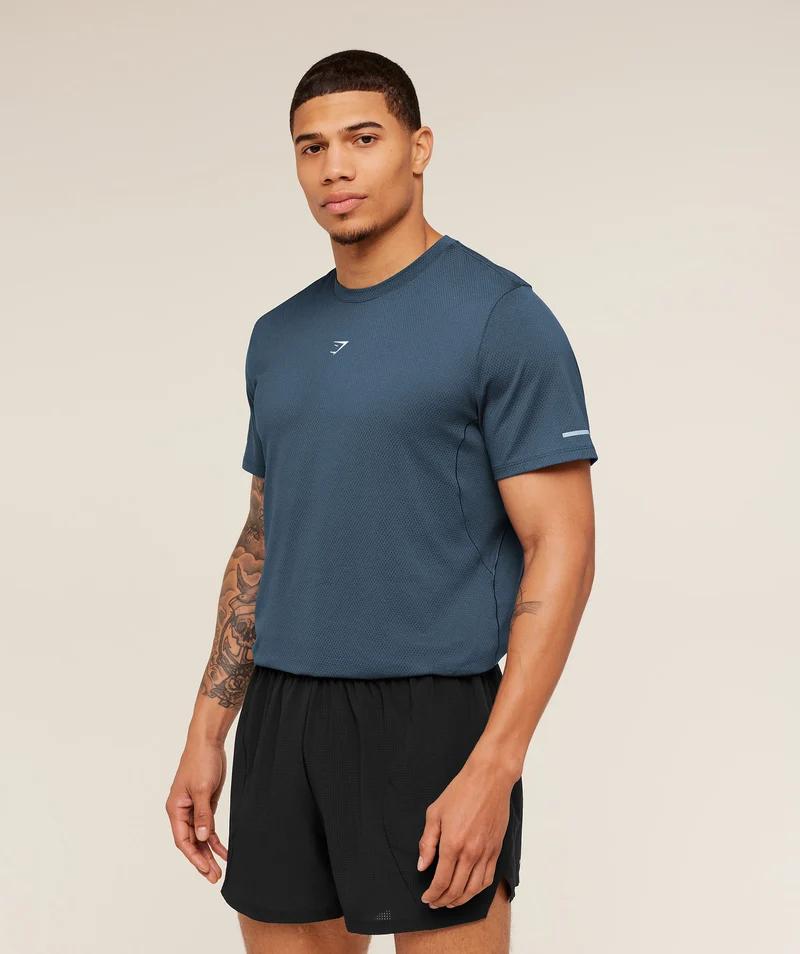 Gymshark Running T-Shirt - Stealth Blue