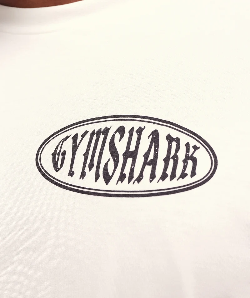 Gymshark Authentic Lifting Apparel T-Shirt - Soft White